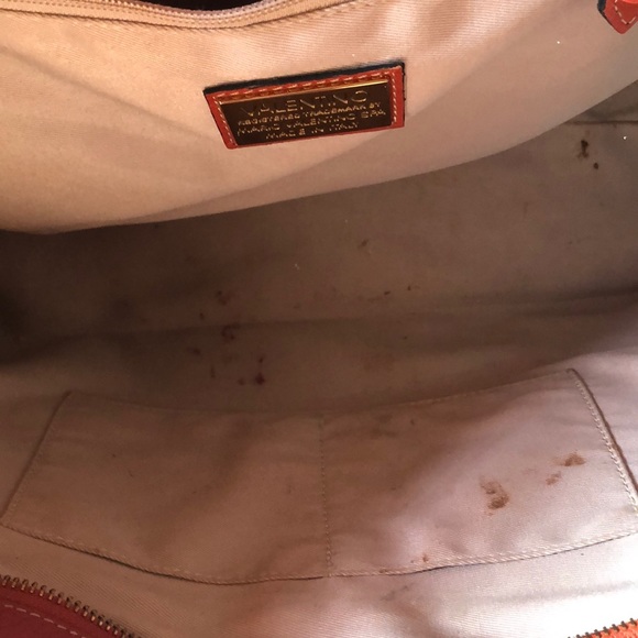 Valentino Milano Satchel Handbag in Rust Color - Picture 4 of 7